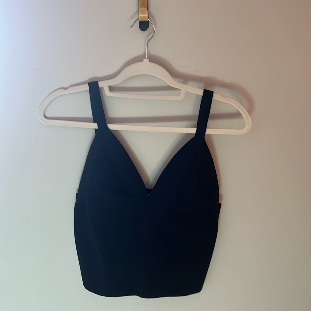 black zara tank top